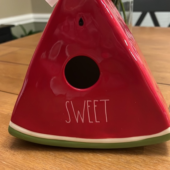 Rae Dunn watermelon birdhouse - Picture 2 of 4